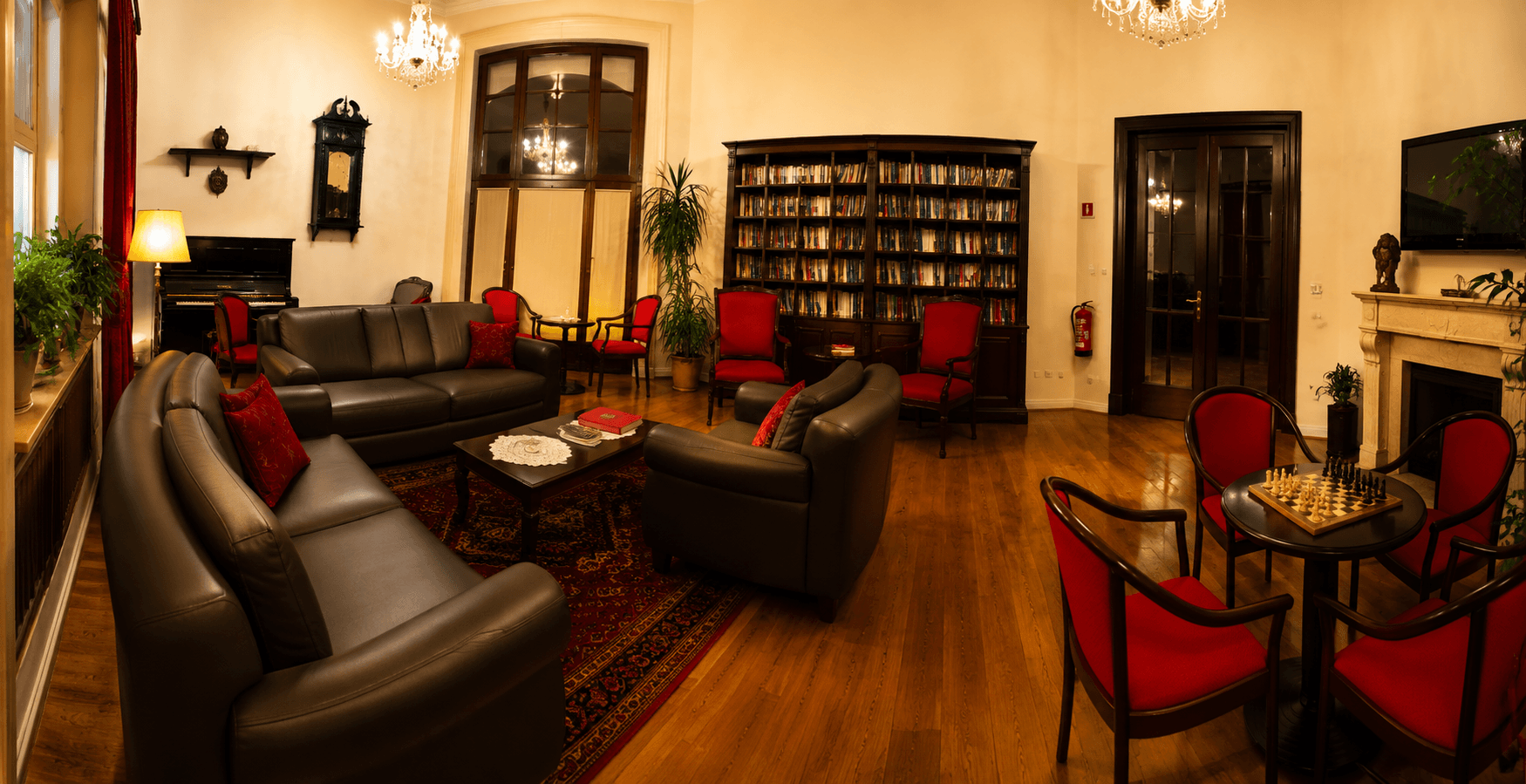 Unsere Bibliothek im Kulturhotel Kaiserhof