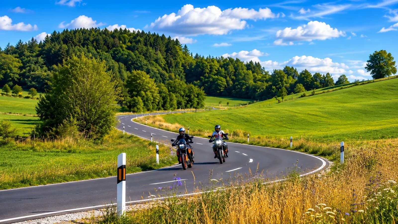 Motorradtour durch die Thüringer Rhön